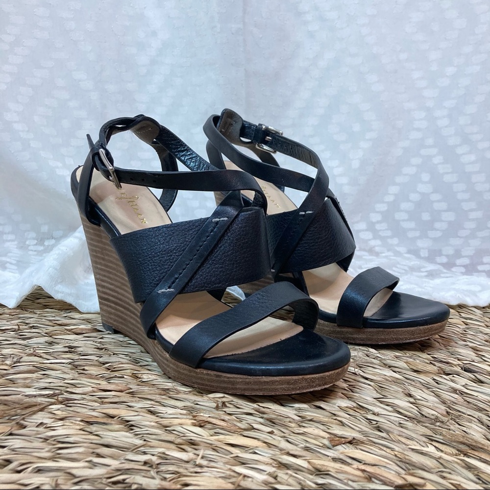 Cole Haan “Pelham Strap Wedge” Sandal